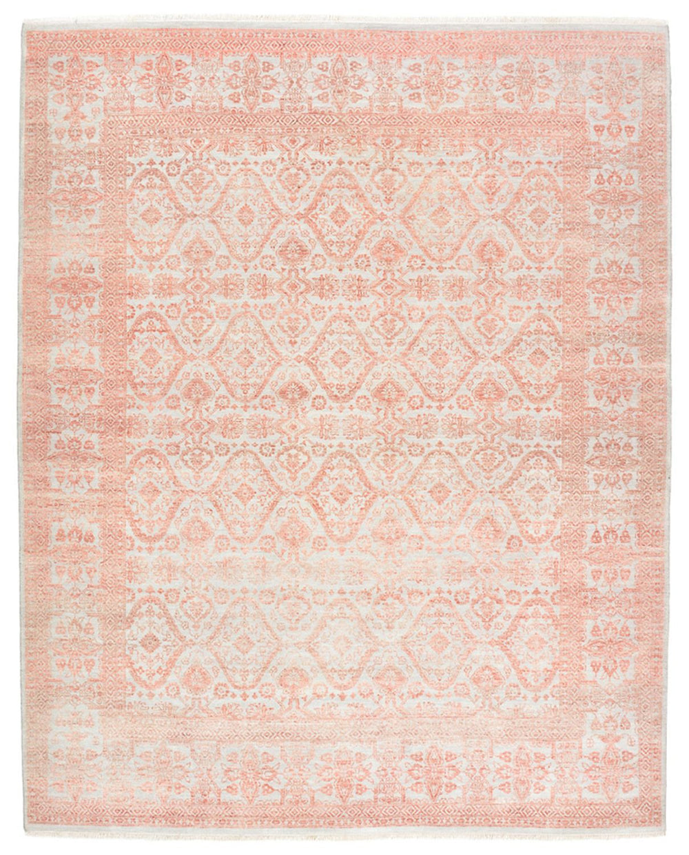 Designer Teppich - 308 x 249 cm - hellrot