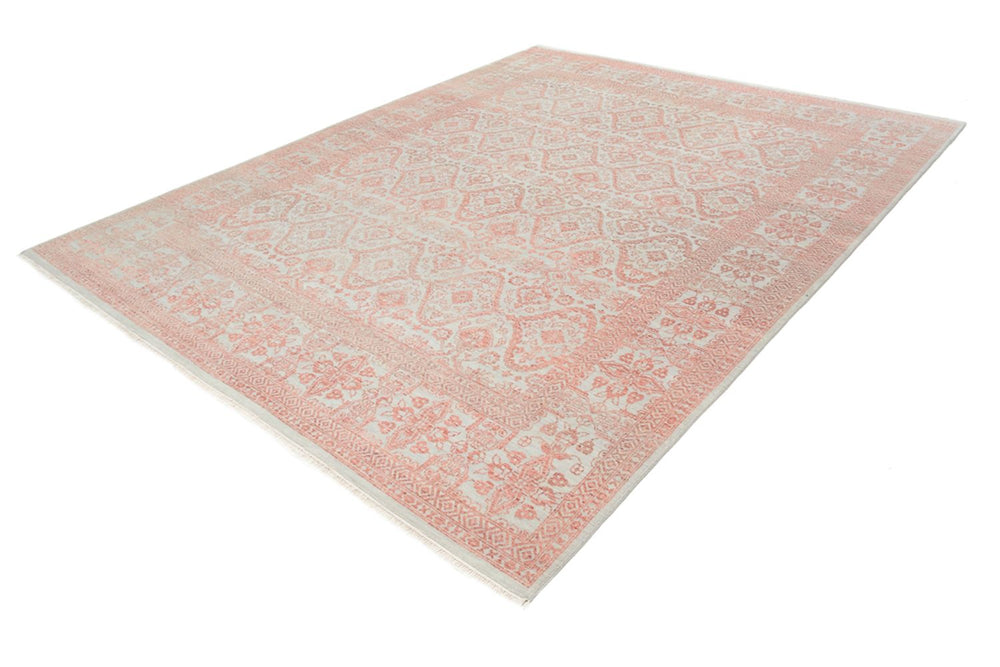 Designer Teppich - 308 x 249 cm - hellrot