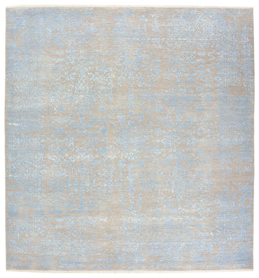 Designer Teppich - 289 x 274 cm - hellblau