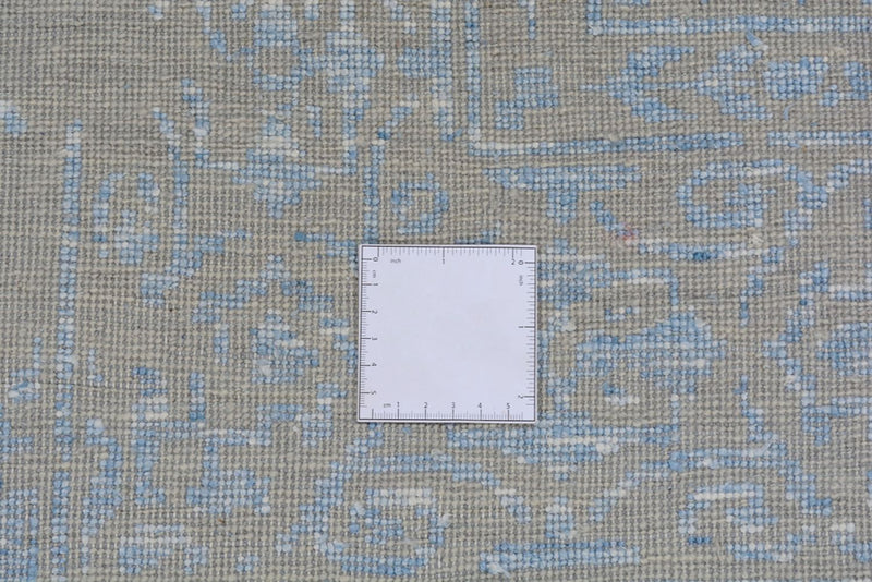 Designer Teppich - 289 x 274 cm - hellblau