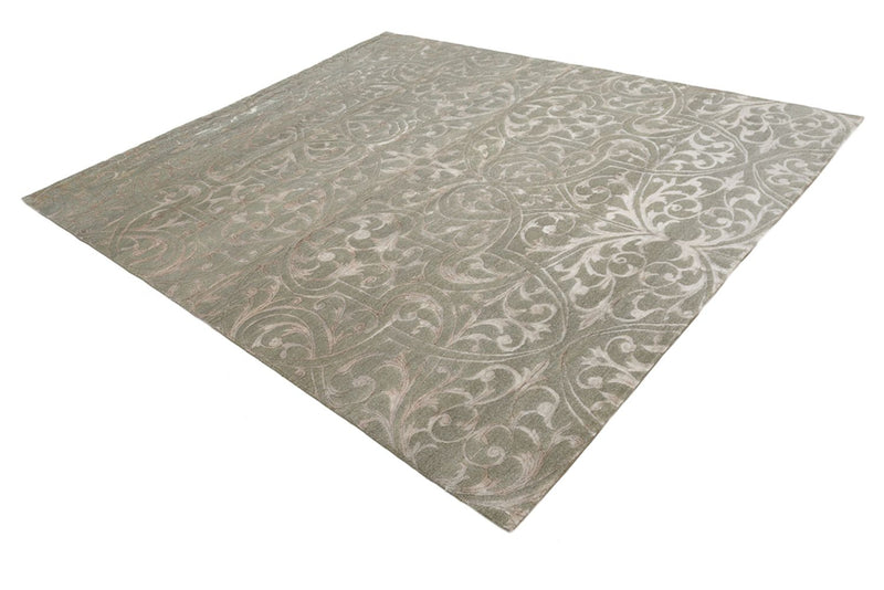 Designer Teppich - 288 x 242 cm - hellgrau