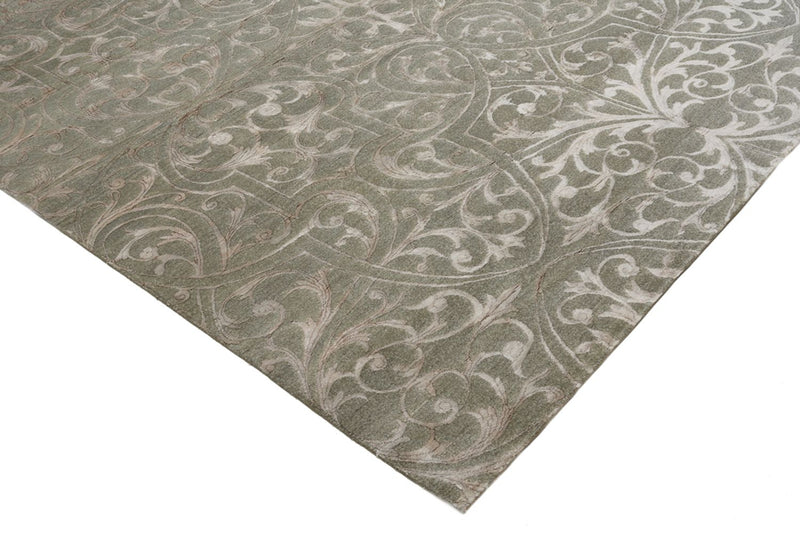 Designer Teppich - 288 x 242 cm - hellgrau
