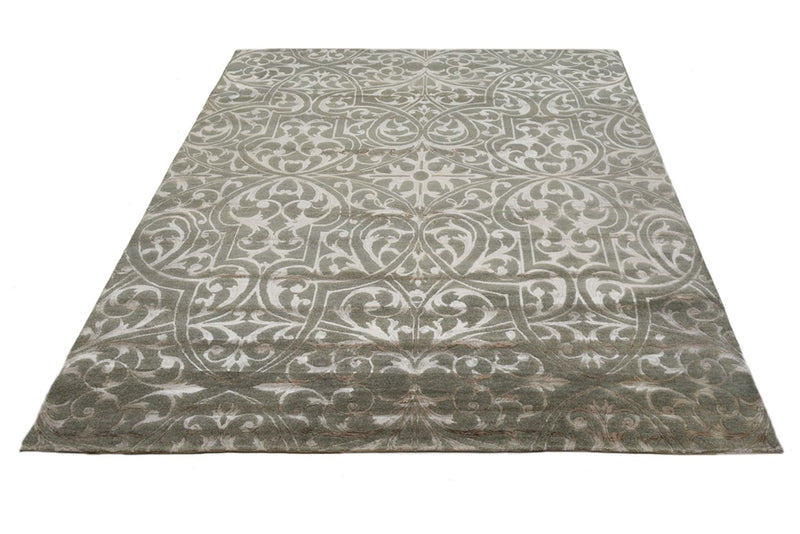Designer Teppich - 288 x 242 cm - hellgrau