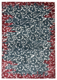 Tapis design - 242 x 171 cm - gris foncé