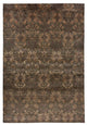 Designer Teppich - 302 x 204 cm - dunkelbraun