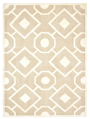 Designer Teppich - 236 x 174 cm - beige