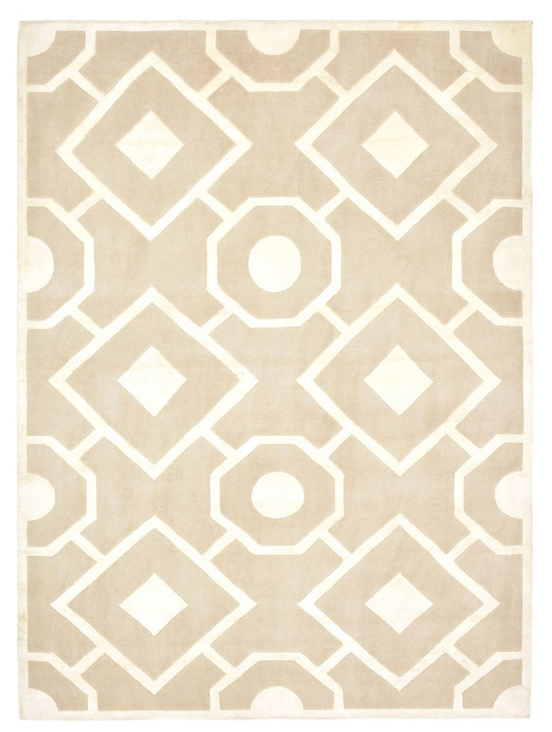 Designer Teppich - 236 x 174 cm - beige