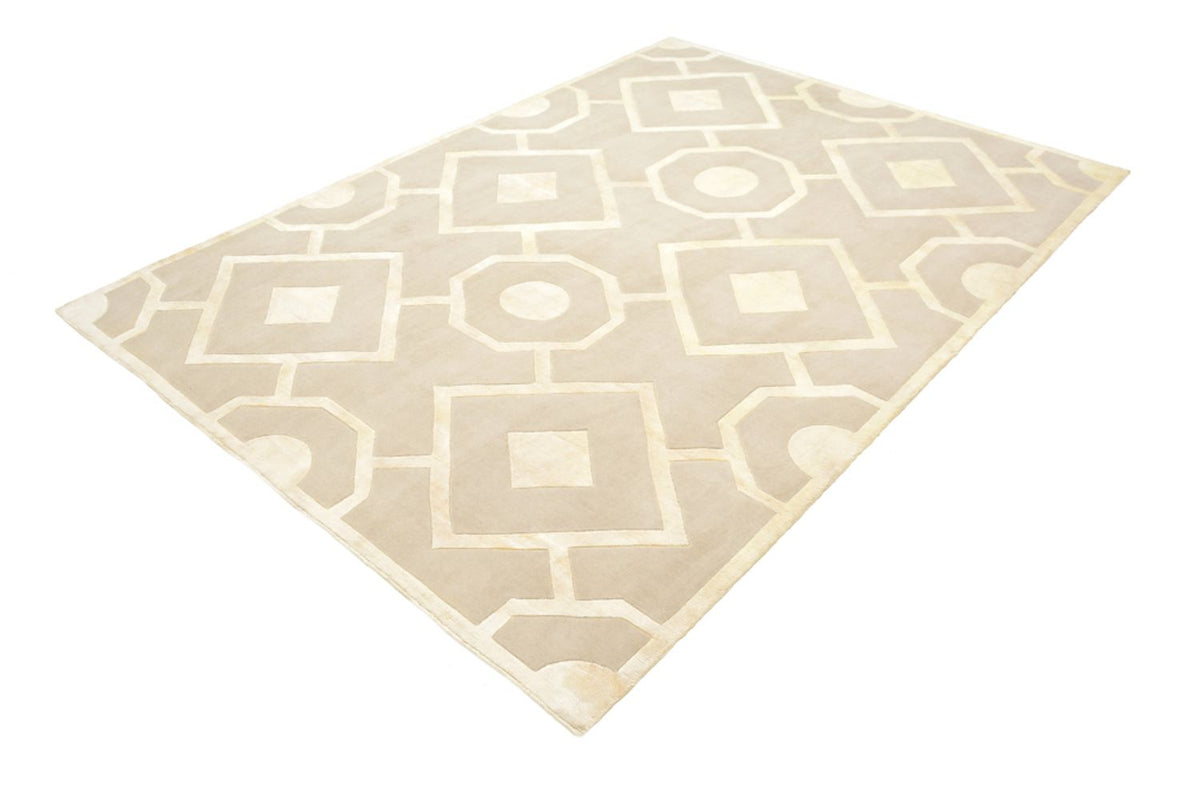 Designer Teppich - 236 x 174 cm - beige