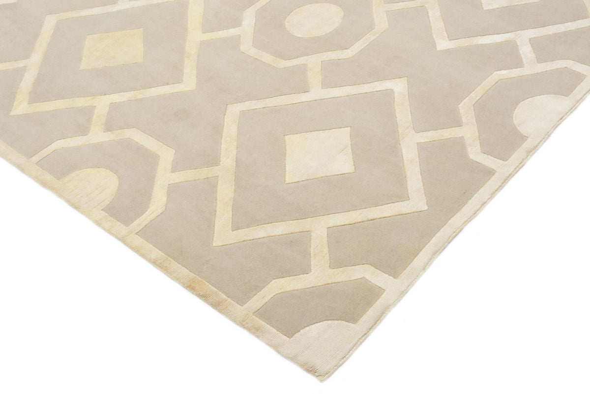 Designer Teppich - 236 x 174 cm - beige