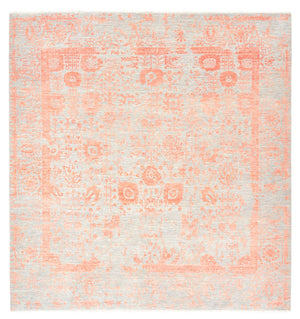 Designer Teppich - 261 x 251 cm - orange