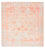 Designer Teppich - 261 x 251 cm - orange