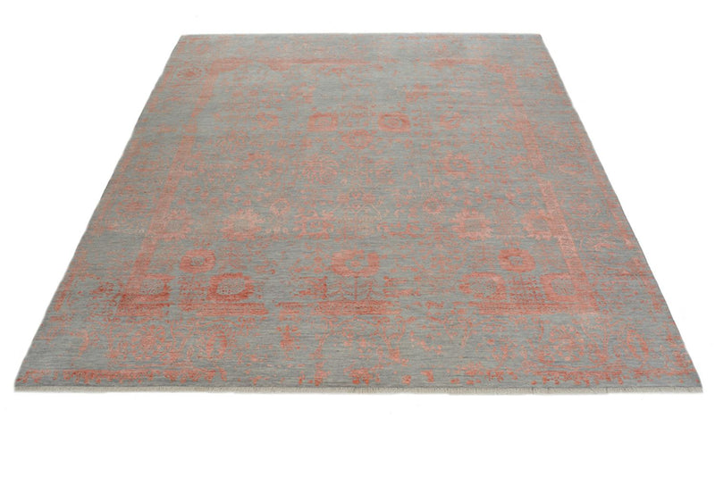 Designer Teppich - 261 x 251 cm - orange