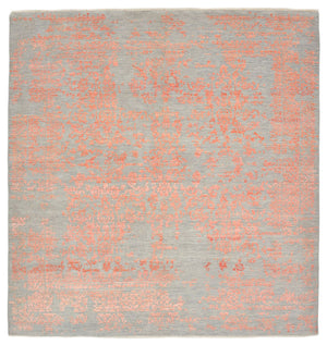 Designer Teppich quadratisch  - 257 x 249 cm - orange