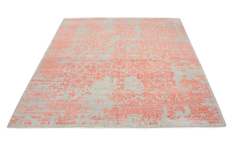 Designer Teppich - 261 x 251 cm - rosa
