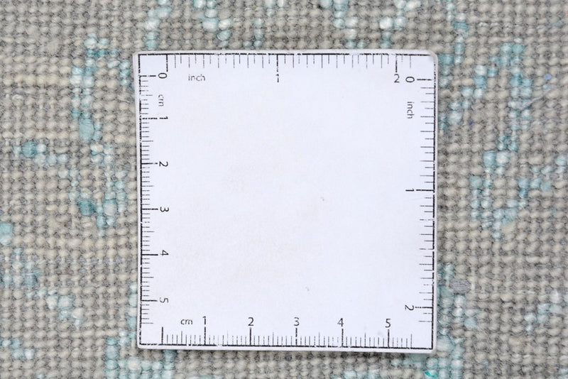 Designer Teppich quadratisch  - 301 x 301 cm - hellblau