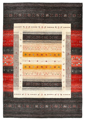 Gabbeh Teppich - Loribaft Indus - 240 x 166 cm - mehrfarbig