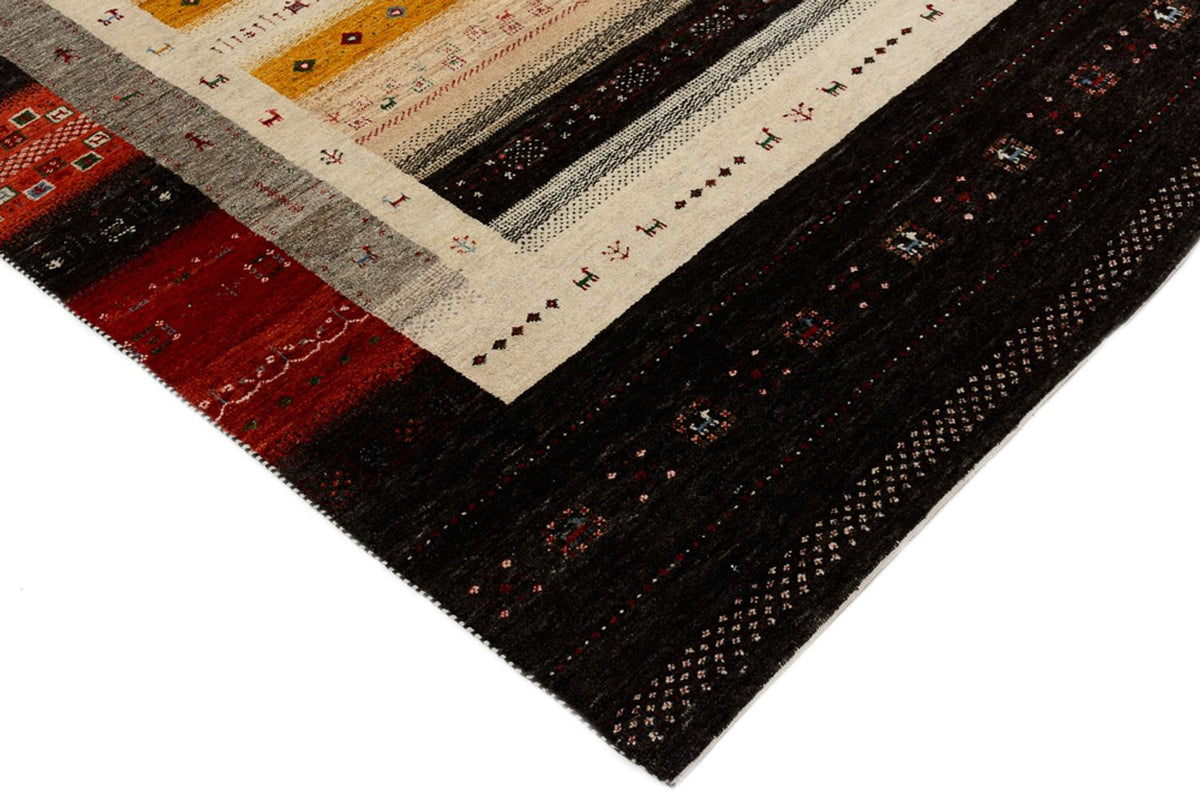 Gabbeh Teppich - Loribaft Indus - 240 x 166 cm - mehrfarbig