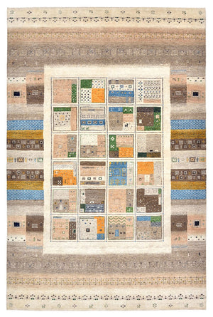 Gabbeh Teppich - Loribaft Indus - 248 x 166 cm - mehrfarbig