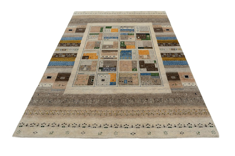 Gabbeh Teppich - Loribaft Indus - 248 x 166 cm - mehrfarbig