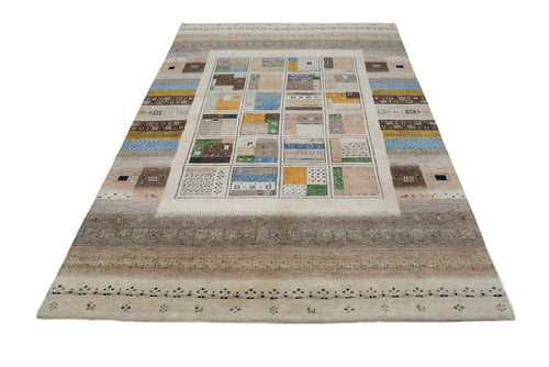 Gabbeh Teppich - Loribaft Indus - 248 x 166 cm - mehrfarbig