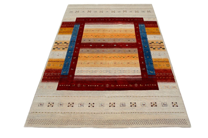 Gabbeh Teppich - Loribaft Indus - 298 x 207 cm - mehrfarbig