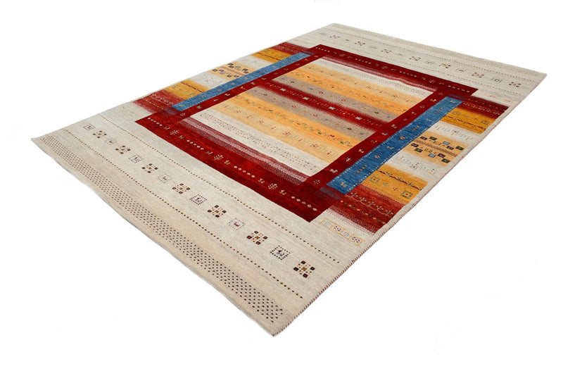 Gabbeh Teppich - Loribaft Indus - 298 x 207 cm - mehrfarbig