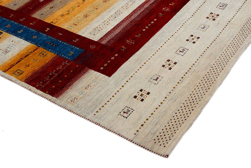 Gabbeh Teppich - Loribaft Indus - 298 x 207 cm - mehrfarbig