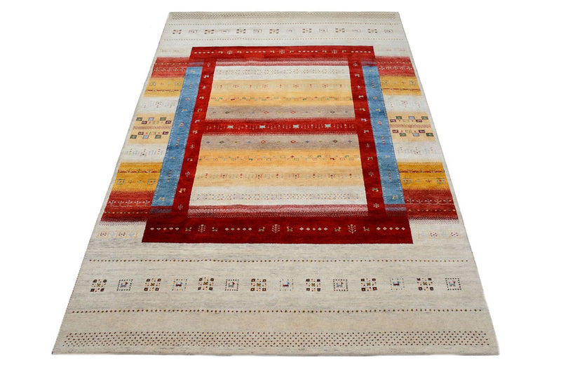 Gabbeh Teppich - Loribaft Indus - 298 x 207 cm - mehrfarbig