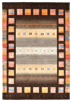 Gabbeh Teppich - Loribaft Indus - 249 x 174 cm - mehrfarbig