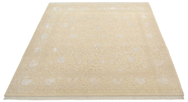 Orientteppich quadratisch  - 253 x 251 cm - hellbeige