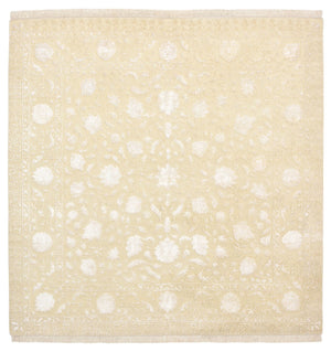 Orientteppich quadratisch  - 206 x 205 cm - hellbeige
