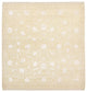 Orientteppich quadratisch  - 255 x 250 cm - hellbeige