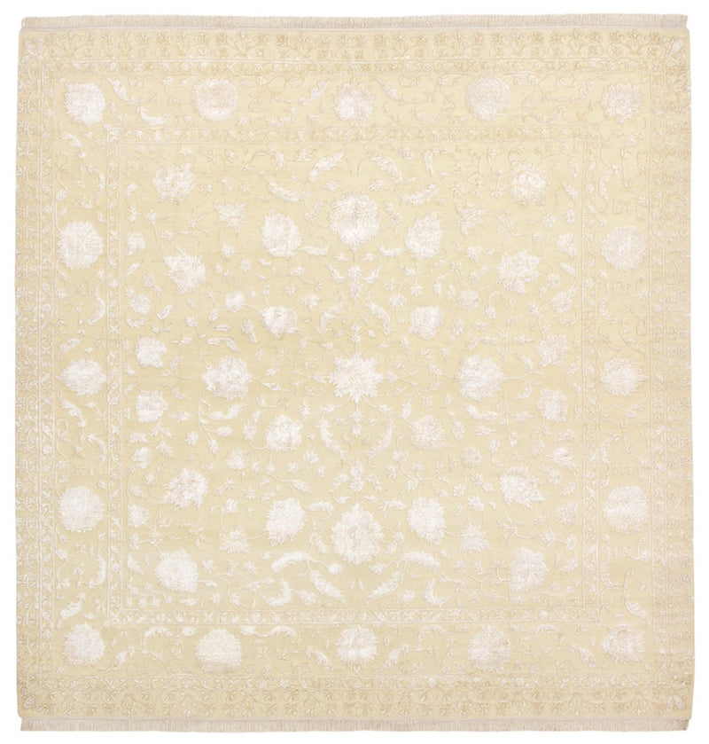 Orientteppich quadratisch  - 255 x 250 cm - hellbeige