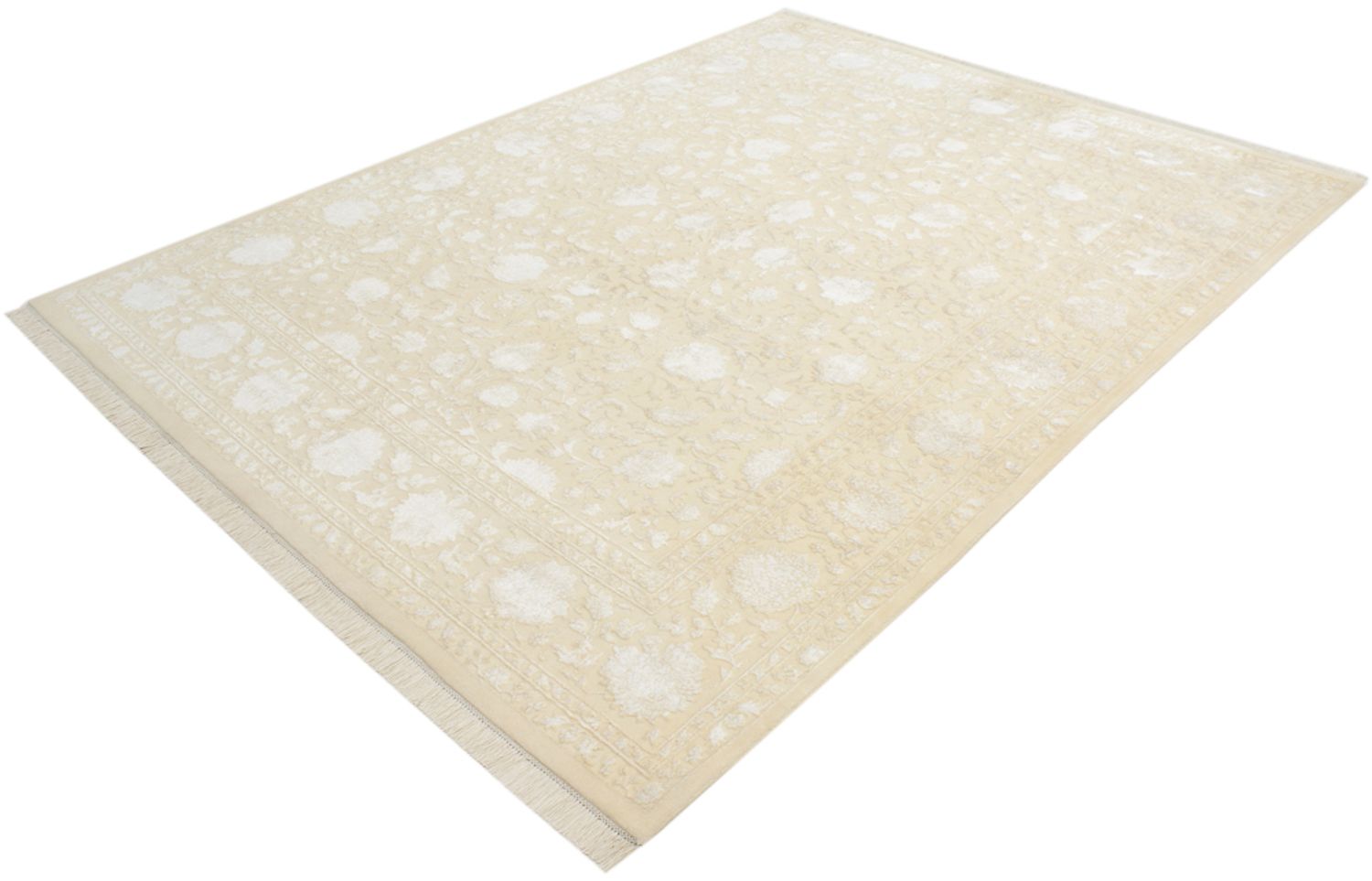 Orientteppich - 251 x 198 cm - dunkelbeige
