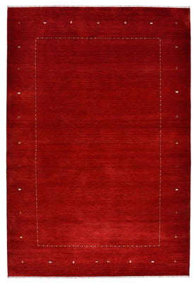 Gabbeh Teppich - Loribaft Indus - 305 x 208 cm - rot