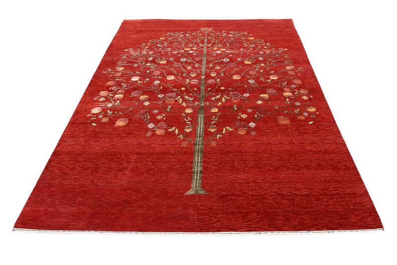 Gabbeh Teppich - Loribaft Indus - 245 x 173 cm - rot