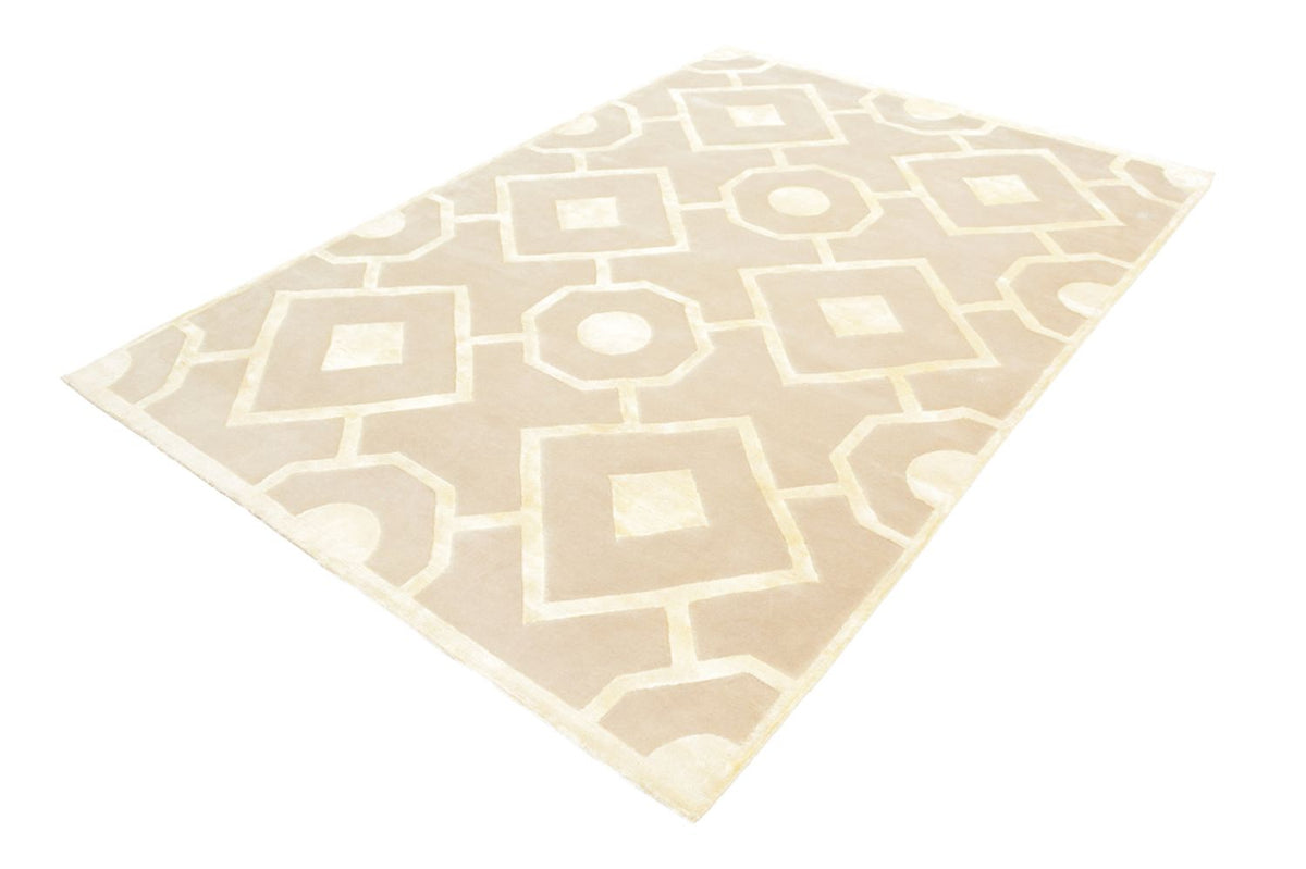 Designer Teppich - 240 x 170 cm - dunkelbeige