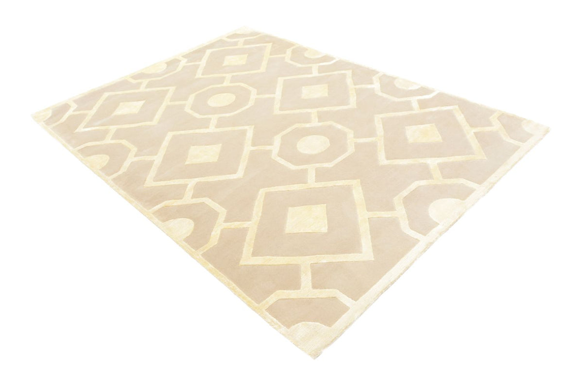 Designer Teppich - 240 x 170 cm - dunkelbeige