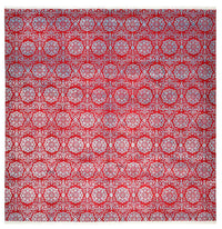 Tappeto di design quadrato  - 321 x 319 cm - rosso chiaro