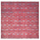 Designer Teppich quadratisch  - 321 x 319 cm - hellrot