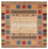 Gabbeh Teppich - Loribaft Indus quadratisch  - 203 x 201 cm - mehrfarbig