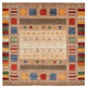 Gabbeh Teppich - Loribaft Indus quadratisch  - 203 x 201 cm - mehrfarbig