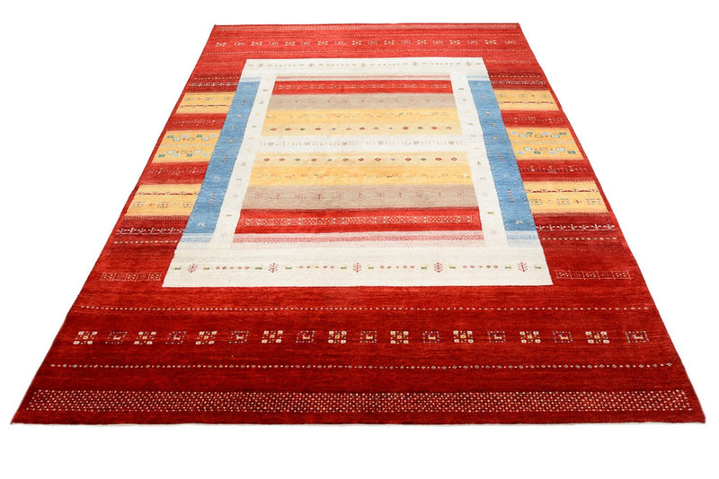 Gabbeh Teppich - Loribaft Indus - 349 x 248 cm - mehrfarbig
