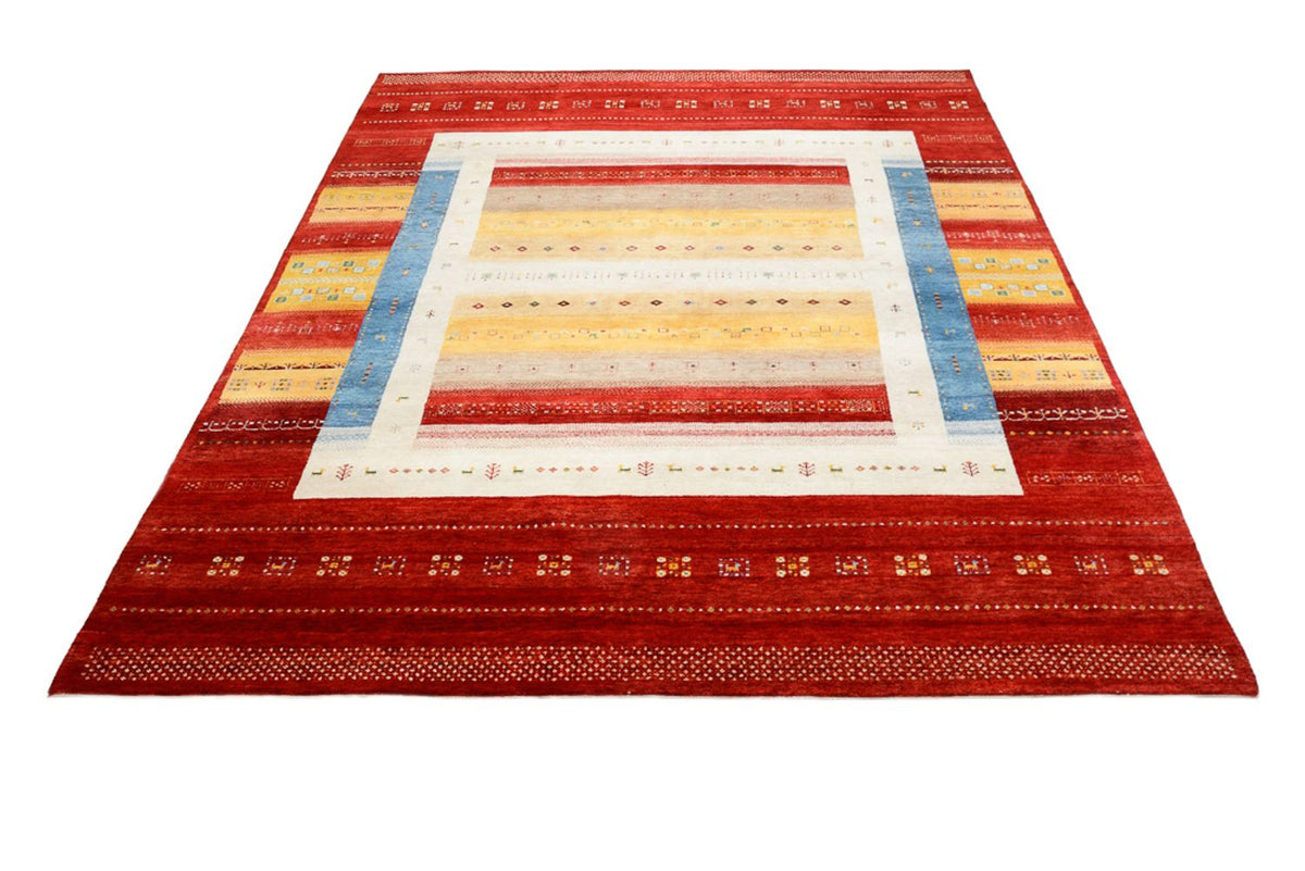 Gabbeh Teppich - Loribaft Indus - 244 x 173 cm - mehrfarbig
