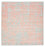 Designer Teppich quadratisch  - 255 x 248 cm - orange