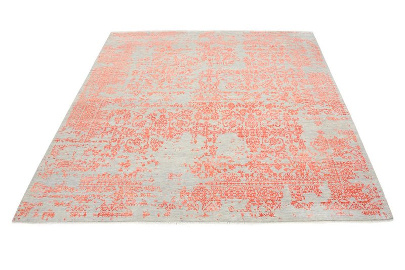 Designer Teppich quadratisch  - 255 x 248 cm - orange