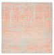 Designer Teppich quadratisch  - 254 x 251 cm - orange