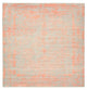 Designer Teppich quadratisch  - 304 x 303 cm - orange