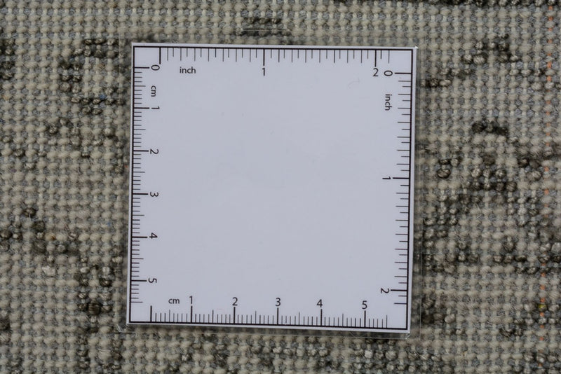 Designer Teppich - 186 x 124 cm - hellgrau