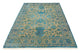 Designer Teppich - 175 x 123 cm - hellblau
